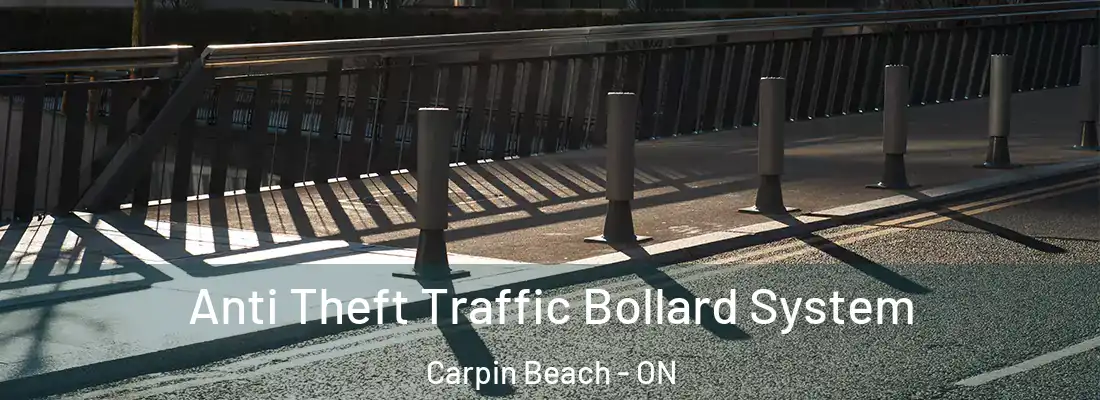  Anti Theft Traffic Bollard System Carpin Beach - ON
