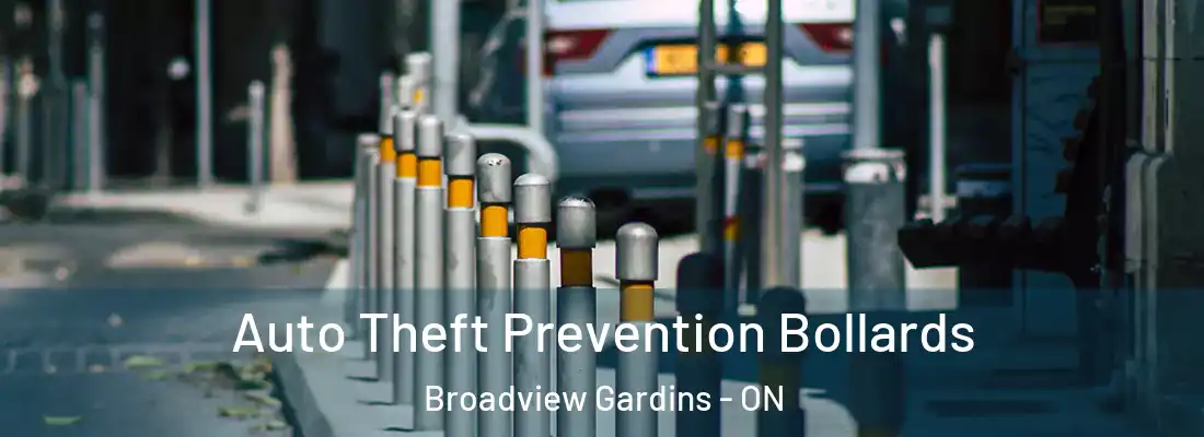  Auto Theft Prevention Bollards Broadview Gardins - ON