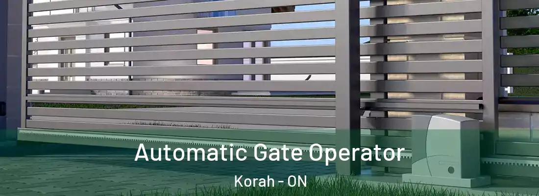  Automatic Gate Operator Korah - ON