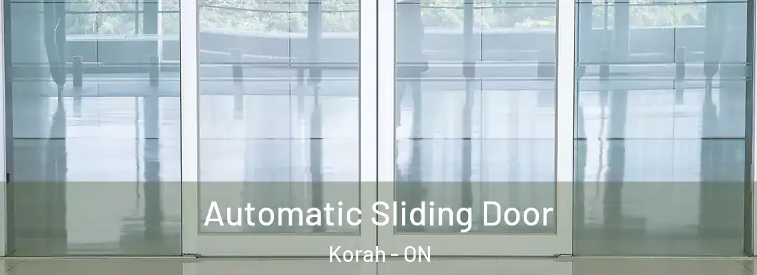  Automatic Sliding Door Korah - ON