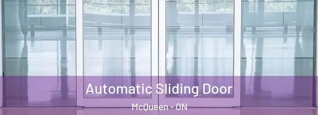  Automatic Sliding Door McQueen - ON