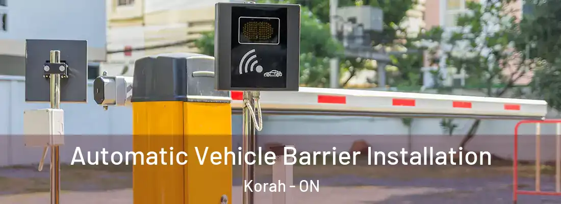  Automatic Vehicle Barrier Installation Korah - ON