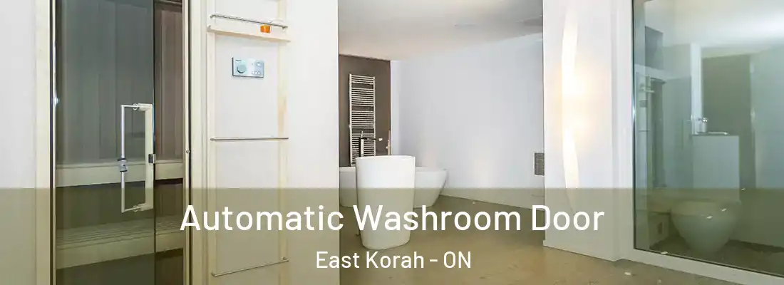  Automatic Washroom Door East Korah - ON