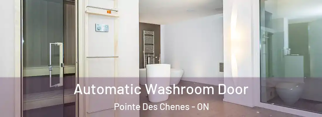  Automatic Washroom Door Pointe Des Chenes - ON