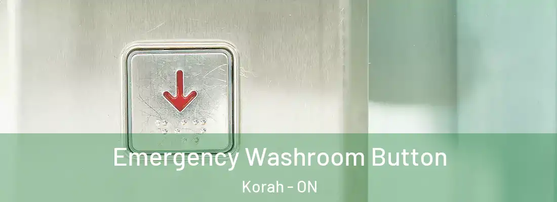  Emergency Washroom Button Korah - ON