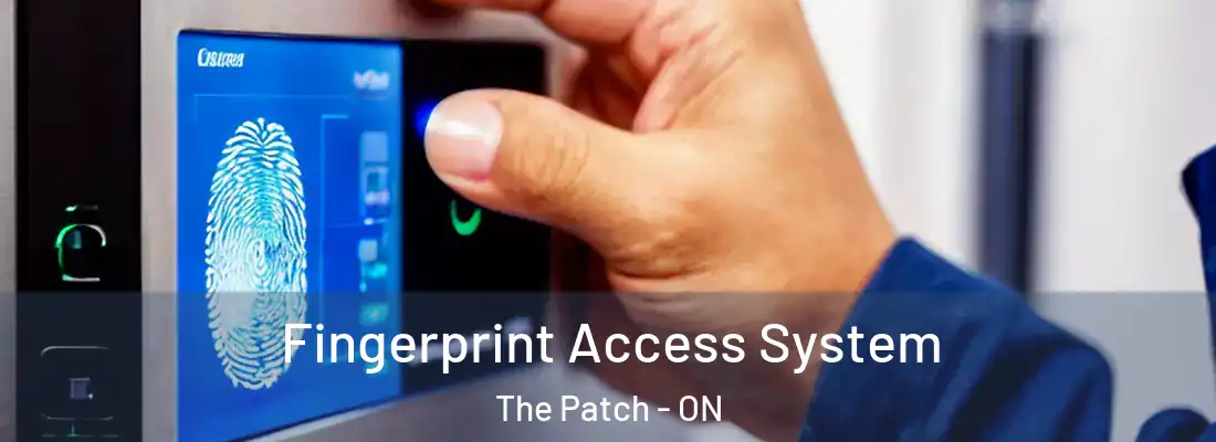  Fingerprint Access System The Patch - ON