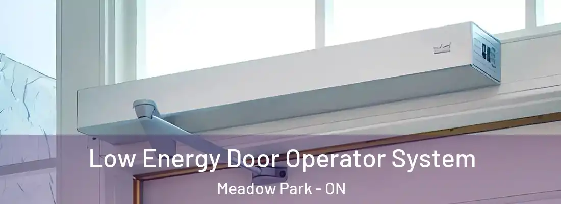  Low Energy Door Operator System Meadow Park - ON