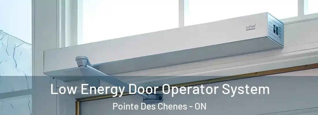  Low Energy Door Operator System Pointe Des Chenes - ON