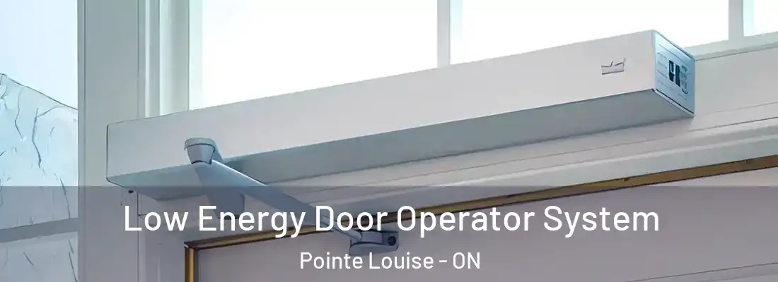  Low Energy Door Operator System Pointe Louise - ON
