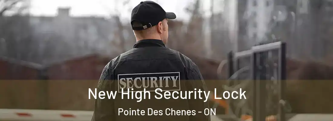  New High Security Lock Pointe Des Chenes - ON
