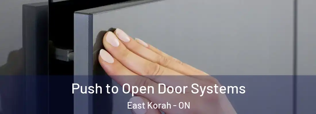  Push to Open Door Systems East Korah - ON