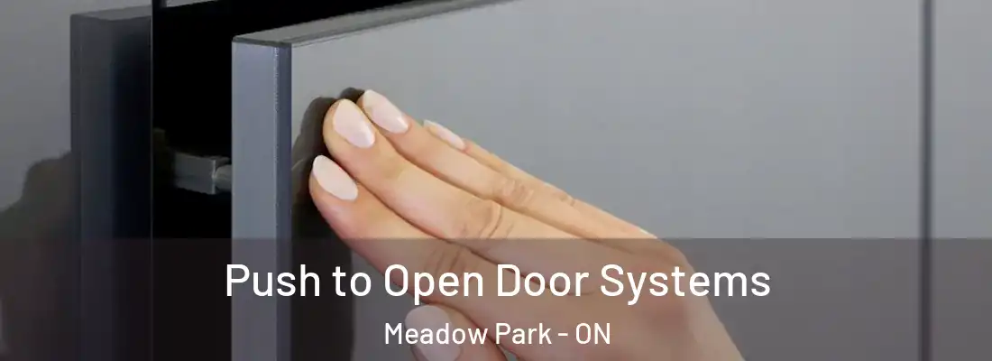  Push to Open Door Systems Meadow Park - ON