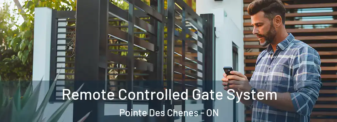  Remote Controlled Gate System Pointe Des Chenes - ON