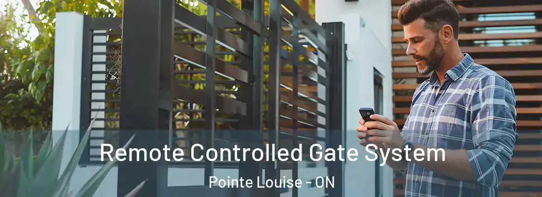  Remote Controlled Gate System Pointe Louise - ON