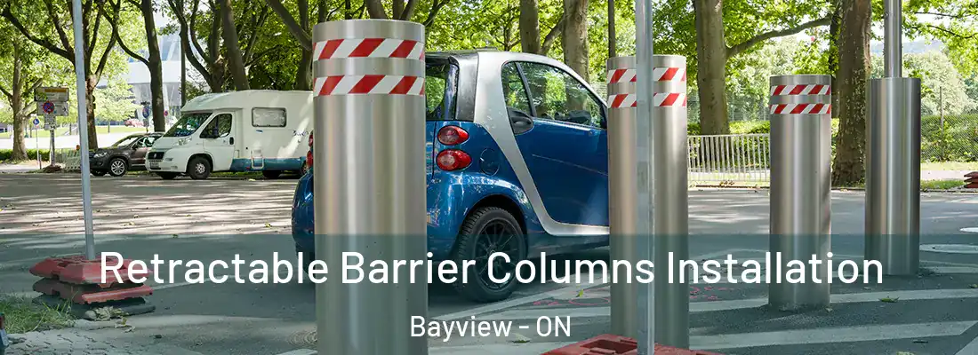  Retractable Barrier Columns Installation Bayview - ON