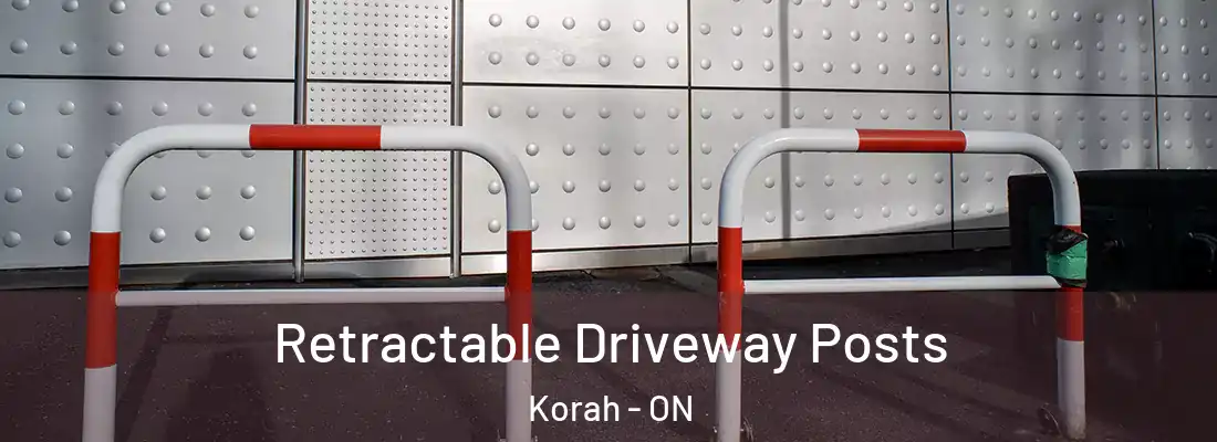  Retractable Driveway Posts Korah - ON