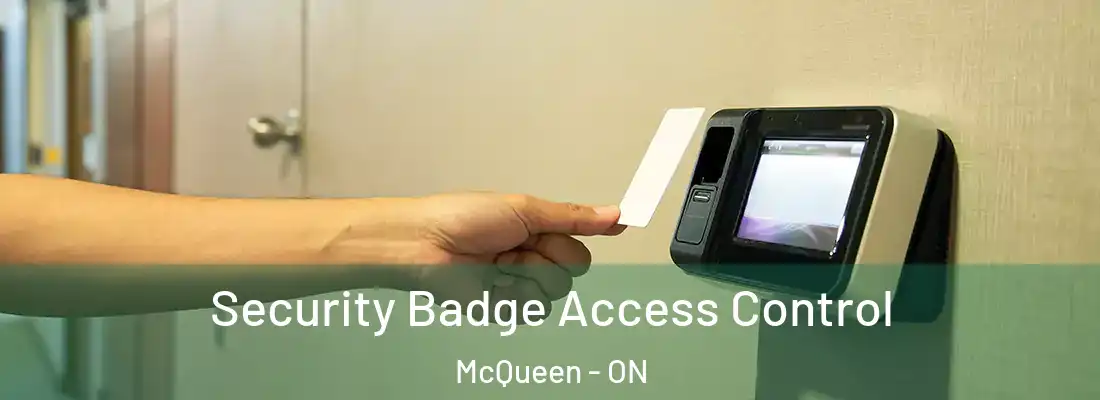  Security Badge Access Control McQueen - ON