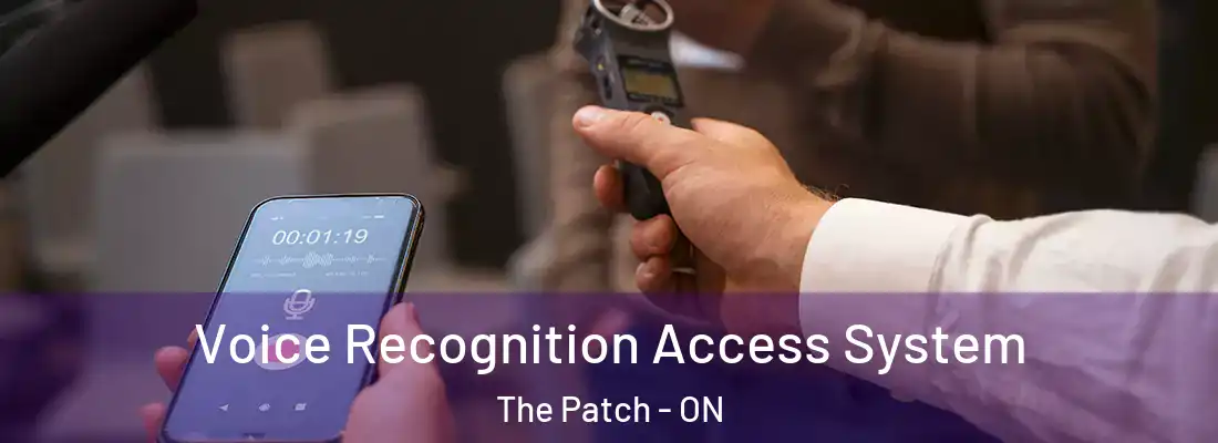  Voice Recognition Access System The Patch - ON
